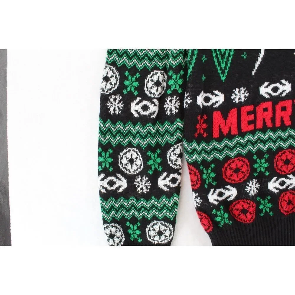 Adult Size Medium Merry Sithmas Darth Vader Star Wars UGLY Christmas Sweater